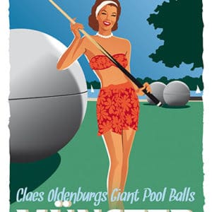 Giant Pool Balls am Aasee