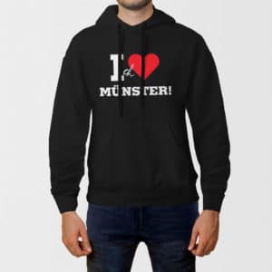 Münster-Hoodie "Ich liebe Münster!"