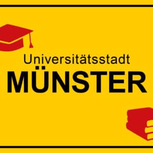 Münster Ortsschild - Stadt des Westfälischen Friedens